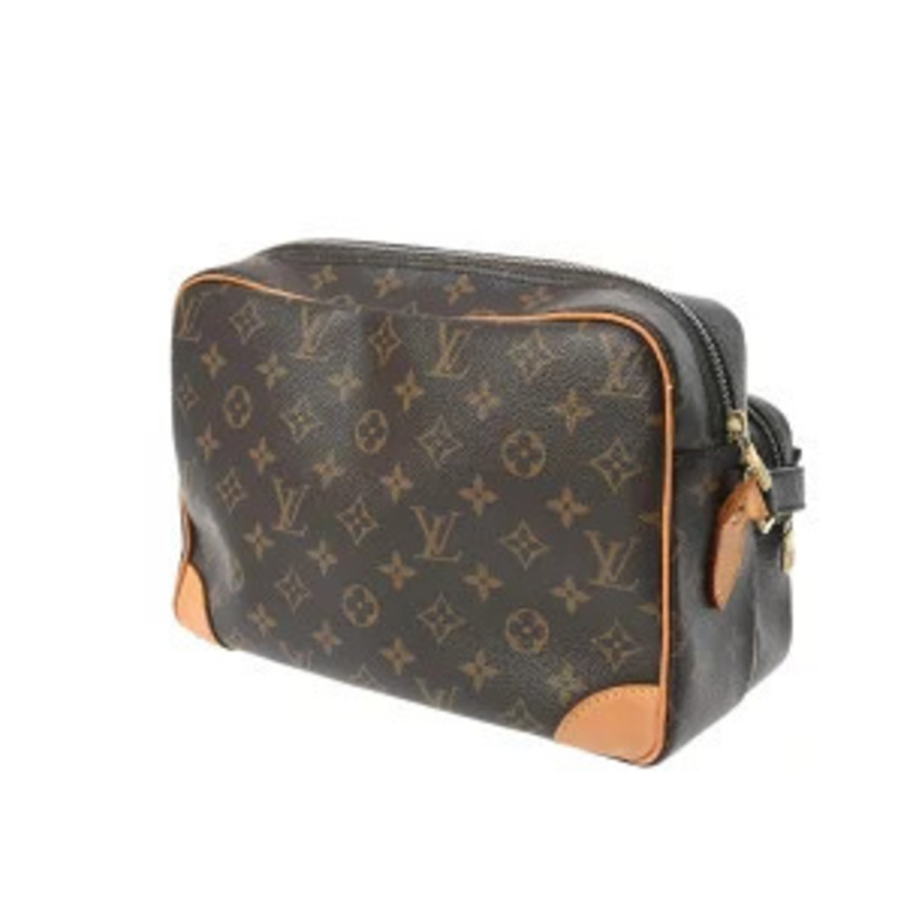 Louis Vuitton Brown Shoulder Bag Canvas Nile Monogram